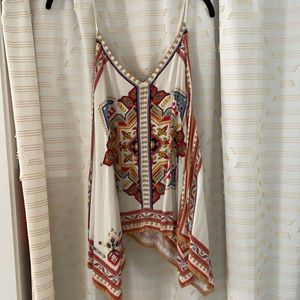 Boutique flowy tank top